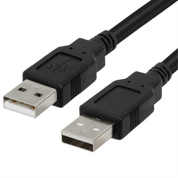 Cmple USB 2.0 A Male To A Male High-Speed 480 Mbps Cable - 6 ft. - Black 578-N